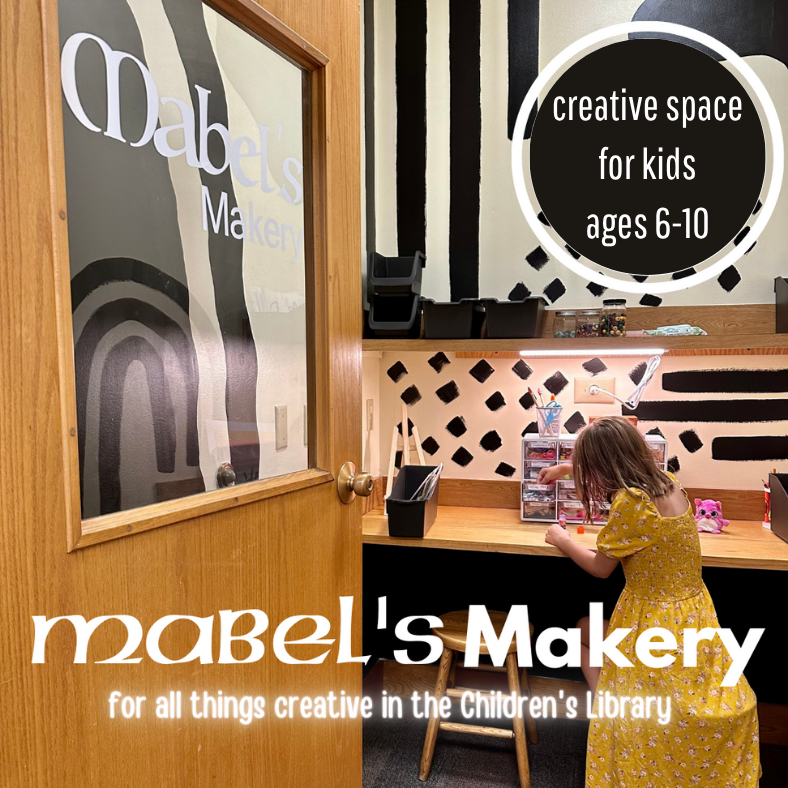 little girl making crafts